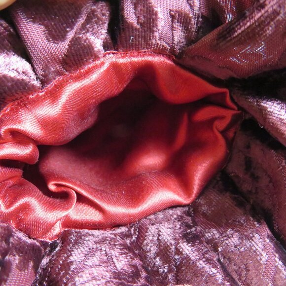 Beaded Tapestry Victorian high heel stocking (Satin lining) DOUBLE SIDED - Picture 8 of 10